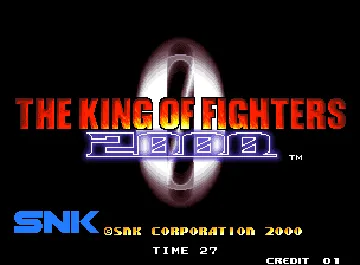 The King of Fighters 2000 screen shot title